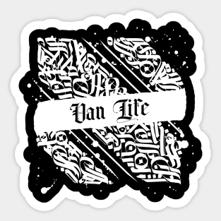 Van Life - Calligraphy Sticker